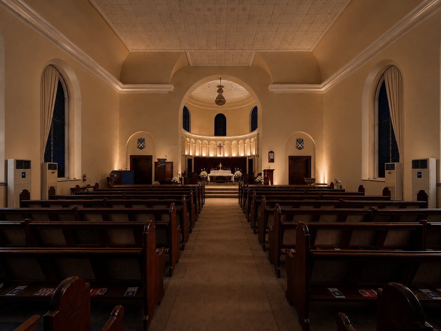 Inside the historic Church of St Andrew, Fort, Mumbai